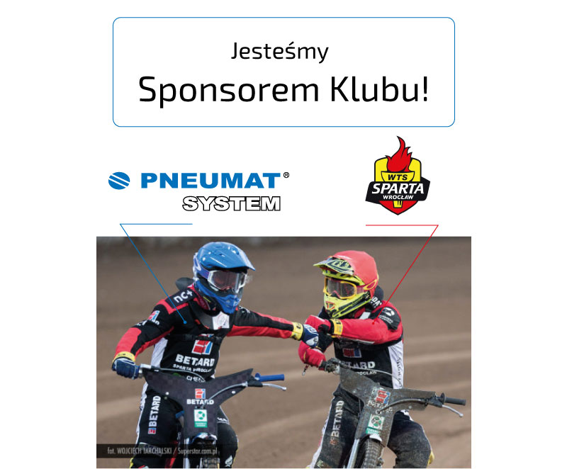 Pneumat System Sponsorem Klubu WTS Sparta Wrocław