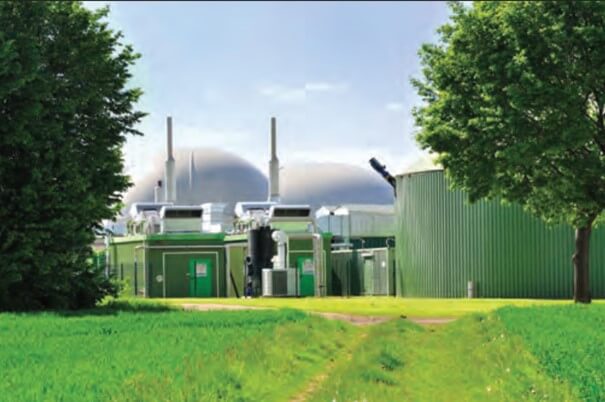 Biogazownia produkująca biogaz