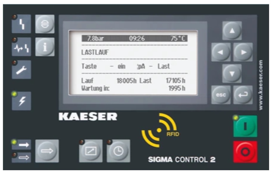 Panel sprężarki Kaeser SXC - Sigma Control 2