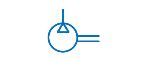 Symbol graficzny sprężarki