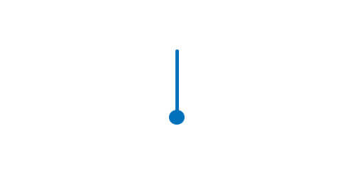 Symbol graficzny wskaźnika kontroli albo temperatury
