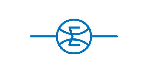 Symbol graficzny przepływomierzu całkującego