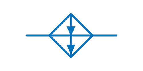 Symbol graficzny regulatora temperatury